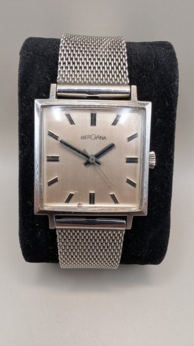 Bergana vintage herrenuhr - herrenuhr, /
