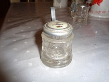 Schnapsglas Pinnchen mit Deckel personalisiert mit dem Namen Gerhard auf Deckel