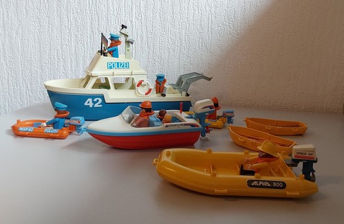 Playmobil polizeiboot 3539 und - polizeiboot,