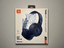 JBL Tune 660NC On-Ear Bluetooth Kopfhörer Active Noise Cancelling Blau