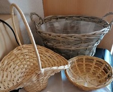 3 Körbchen zur Dekoration, Ostern, Hochzeit Blumen streuen...