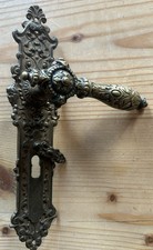 Gründerzeit Türdrücker Türklinke Drückergarnitur 1900 Villa Haustür Old Vintage