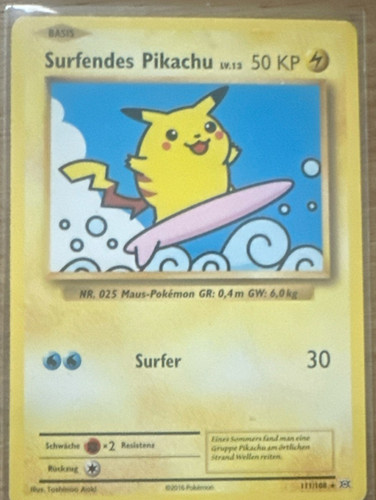 Surfendes pikachu 111 - pikachu, –