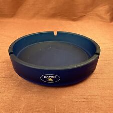 Camel Aschenbecher Dunkelblau Milchglas 15,5 cm 