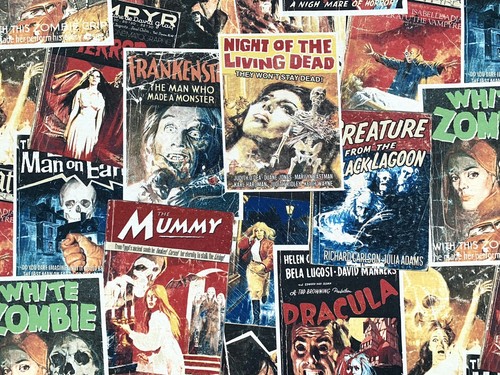 Horror stoff filmposter - horror,