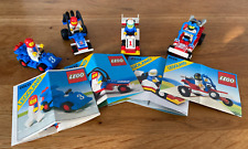 LEGO Rennauto Konvolut 4 Autos  - 6605, 6502, 6503, 6528 komplett, Anleitungen