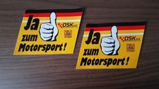 2 Stück Aufkleber DSK Ja zum