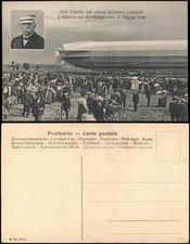 Ansichtskarte  Flugwesen - Zeppelin Graf Zeppelin vor der Katastrophe 1908