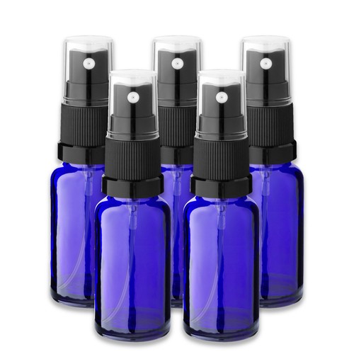 Glasflasche blau ml - blau,