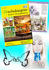 Vorlagenmappe Wachsdesigner Kerzen verzieren gestalten Basteln Vorlagen Wachs M