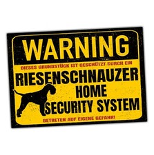 Schild Riesenschnauzer