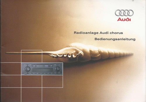 Audi radioanlage chorus - radioanlage,