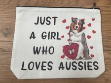 Aussie Make Up Kleine Tasche Beautybag Just A Girl Who Loves Australian Shepherd