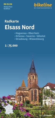Radkarte elsass nord deutsch - nord,