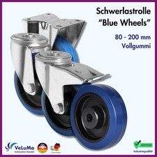 Blue wheels transportrollen - wheels,