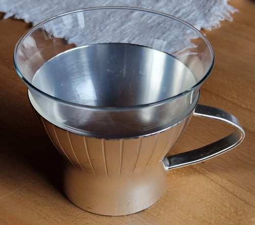 Wmf vintage teeglas - mit, halter