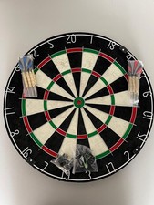 Dartscheibe Bristle Dartboard Set 12 Steeldart Pfeile Profi Flights Turnier