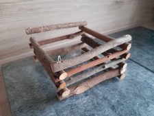 Kleine Heuraufe, Kleintiere, Holz