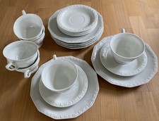 Rosenthal Maria Weiß Porzellan Service 18-teilig / aus den-50er Jahren/ Original