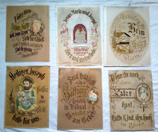 originale 6 x gestickte