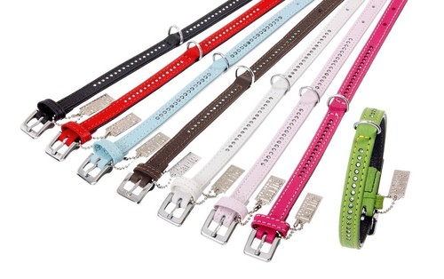 Karlie rinderleder halsband - karlie,