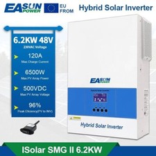 Solar Wechselrichter 48V 6200W Hybrid Off Grid Inverter MPPT 120A PV 60-450V BMS
