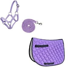 Set Halfter mit Strick und Schabracke für Holzpferd