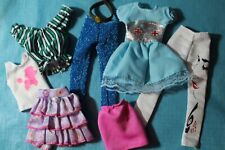 BARBIE MODEPUPPE KLEIDUNG -46- ROCK HOSE BLUSE KLEID ROCK RÜSCHEN GÜRTEL TOP