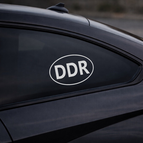 Ddr sticker auto aufkleber - ddr,