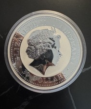 Kookaburra 1 Kg 999.9 Feinsilbermünze 2007, 1000g Silber