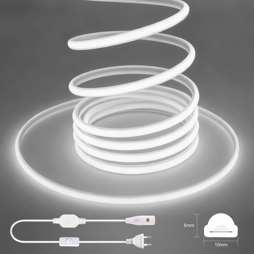 20m neon cob led streifen - neon,
