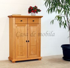 Schuh-schrank MONA 86x120x37cm holz Fichte massiv gelaugt geölt Wäsche-kommode