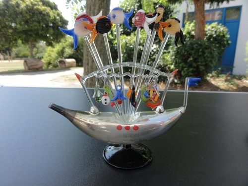 Lauscha glass bowlespieße - glass,