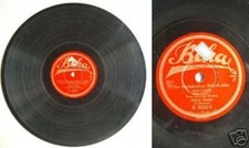 Schellack Platte Parlophon