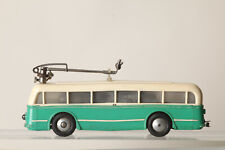 Eheim H0 Oberleitungsbus mit Anhänger Trolly beige grün (145750)