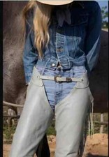 Damen Western Cowgirl Leder