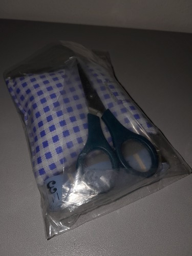 Nadelkissen set blau weiß - set, blau-weiß