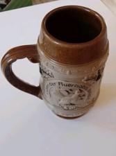 Alter Bierkrug Jagd Wenn der