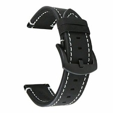 Retro Leder Matt Uhrband Uhrenarmband Uhrenband Ersatz 4 Farben 18/20/22/24mm