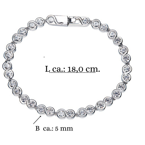 Tennis armband silber 925 - armband,