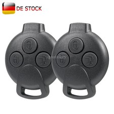 2X 3 Tasten Ersatz Schlüssel Gehäuse Für Smart 451 Fortwo Forfour Roadstar