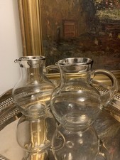 2 hochwertige Kristallglas - Krüge (Sonja Quandt)  0,4  - 0,5 I /ca.13,5cm