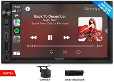 Android 14 Autoradio mit Navi Navigation Bluetooth DAB+ Doppel 2 DIN 7 Zoll WiFi