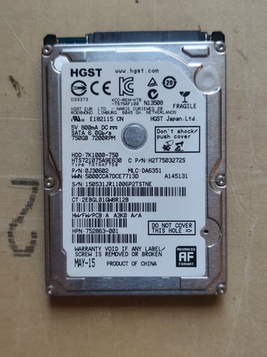 Hgst hitachi hts721075a9e630 - hgst,