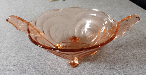 Antike glasschale mit henkel - antike,