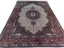 Top Qualität Original Moud Handgeknüpft Orientteppich 300/200 Wolle Mit Seide