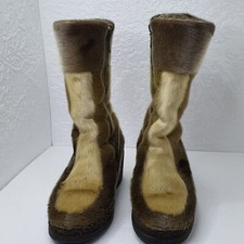 Vintage Damen Stiefel  Von ,,Luna,,grose 6 Mit Echtfehll