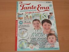 Tante Ema - Mein Nähglück -Schnittmuster Stoffe & mehr Ausgabe 7/2017 NEUWERTIG!