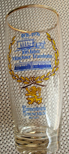 Jubiläum bierglas löwenbräu - jubiläum,