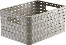 Rotho Korb Country 11 l cappuccino Kunststoffkorb Aufbewahrungskorb Körbchen